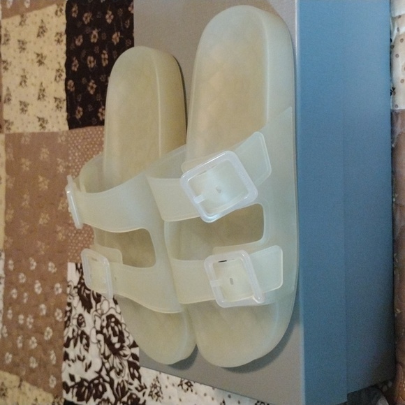 💯 Auth Balenciaga Transparent Slide Sandals - Picture 6 of 12